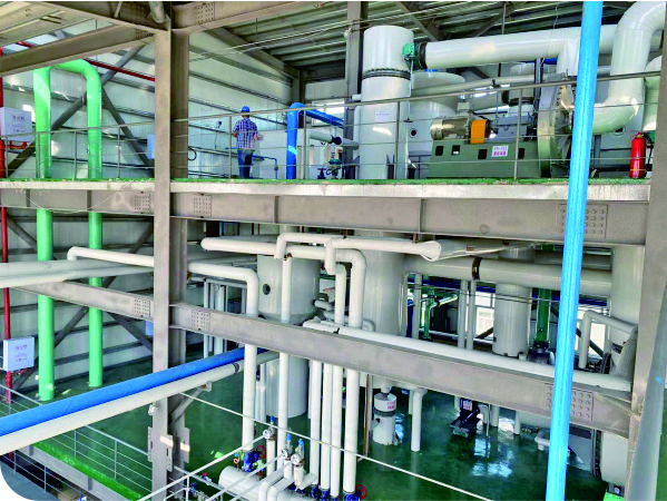 黑龍江黑河市豐泰500噸每天大豆預榨浸出精煉生產線